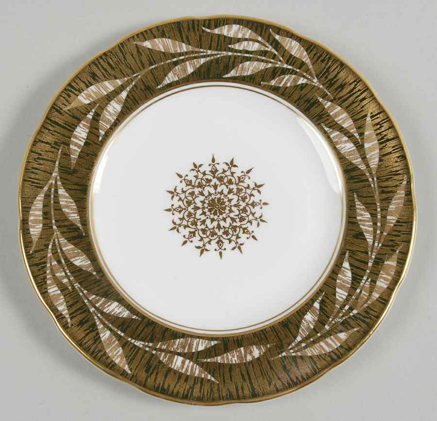 Forest Green Bread & Butter Plate by Coalport-1