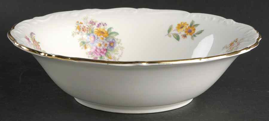 Fragrance (9504, Raised Edge) 9" Round Vegetable Bowl by Coalport-1