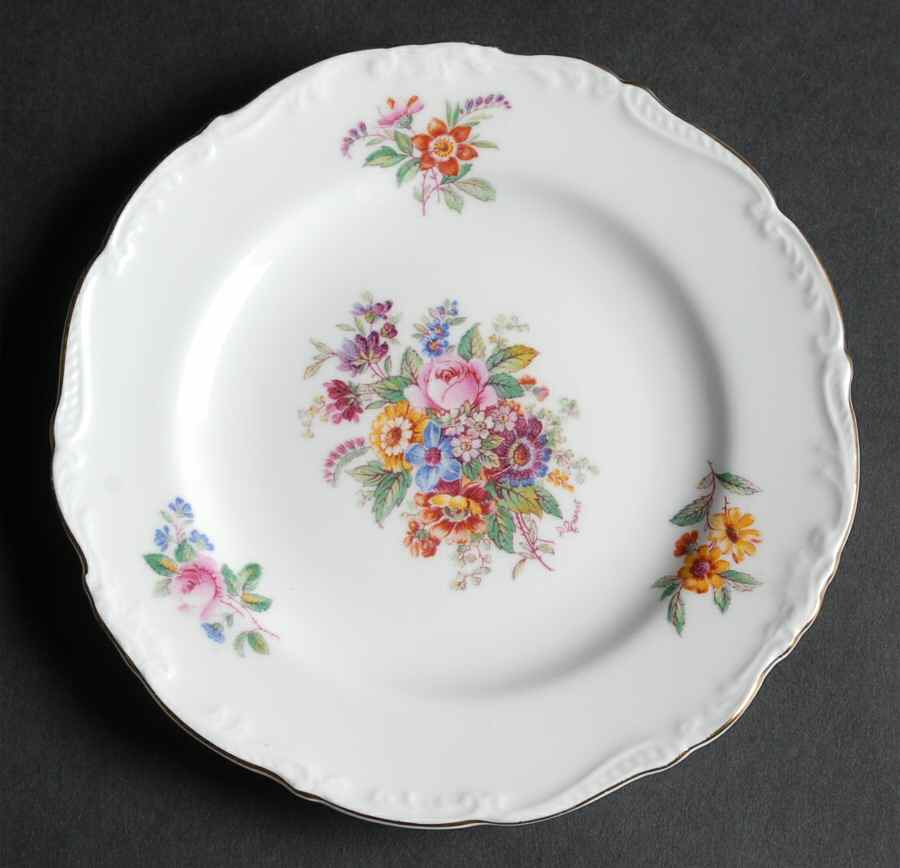 Fragrance (9504, Raised Edge) Bread & Butter Plate by Coalport-1