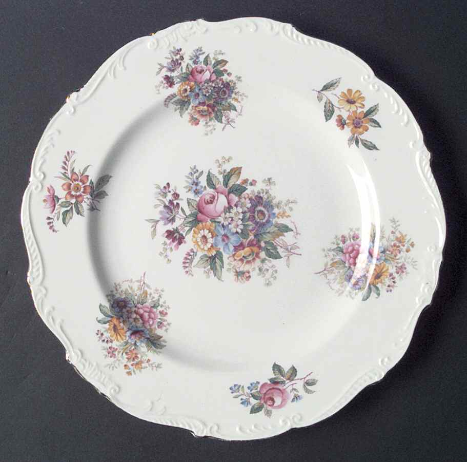 Fragrance (9504, Raised Edge) Dinner Plate by Coalport-1
