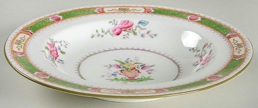 French Noble Rim Soup Bowl by Coalport-1