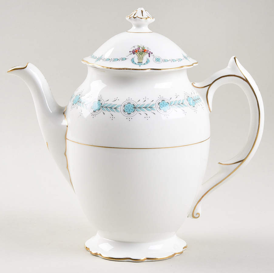 Geneva (Athens Shape) Coffee Pot & Lid by Coalport-1