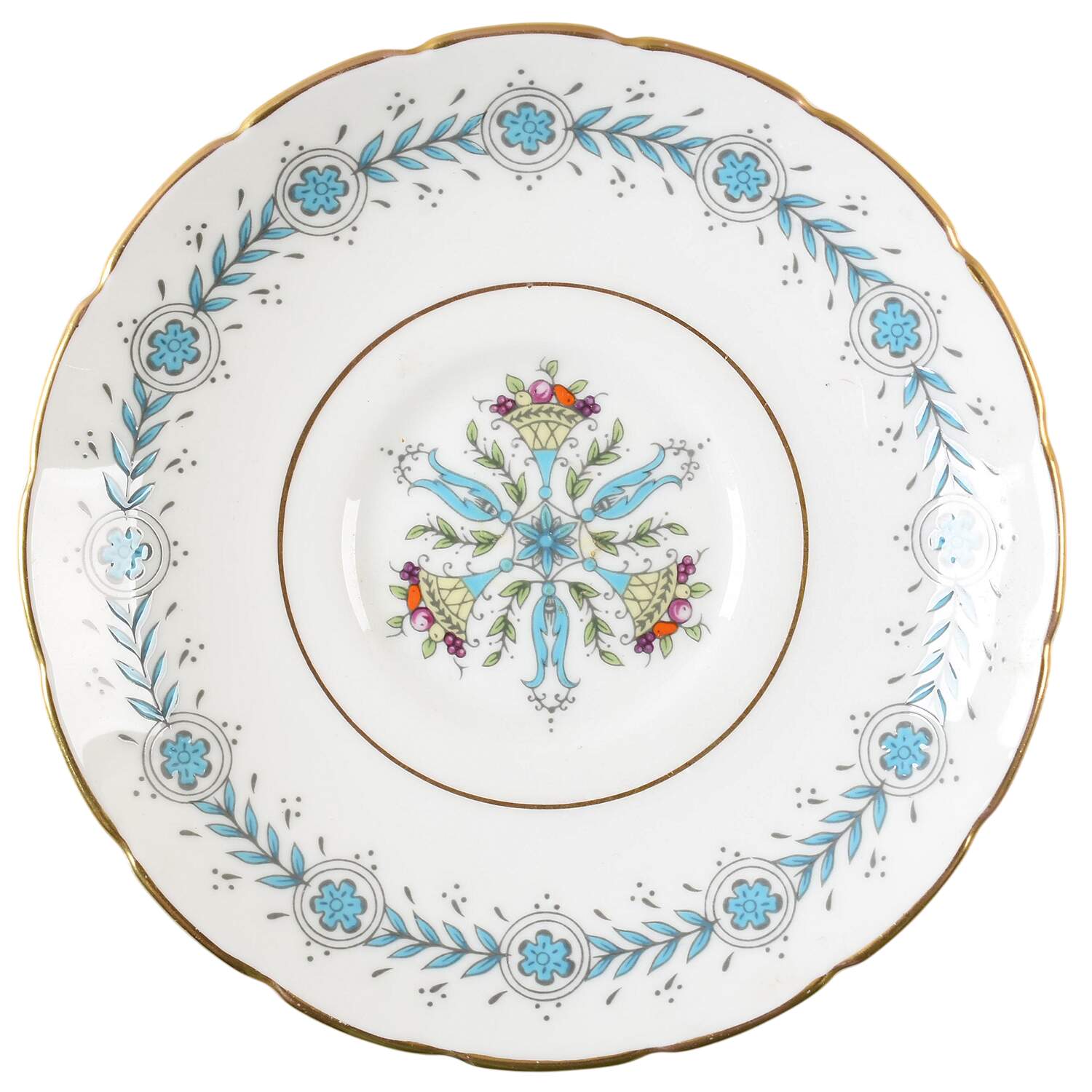 Geneva (Athens Shape) Saucer for Footed Cup by Coalport-1