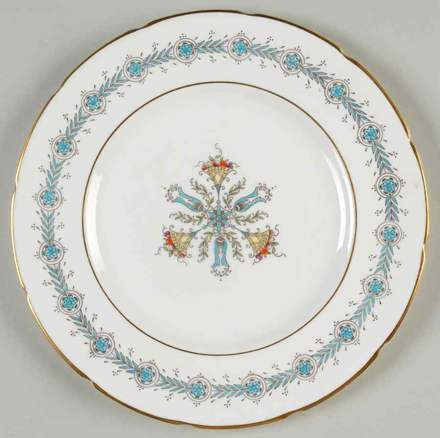 Geneva (Athens Shape) Luncheon Plate by Coalport-1
