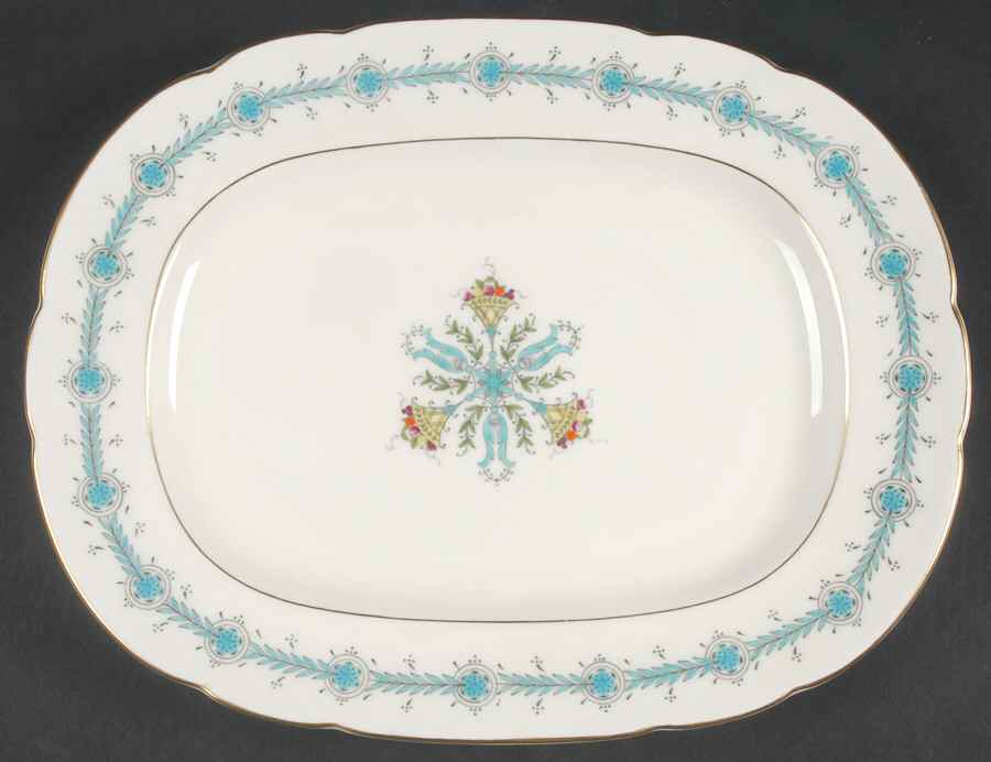 Geneva (Athens Shape) 12" Oval Serving Platter by Coalport-1