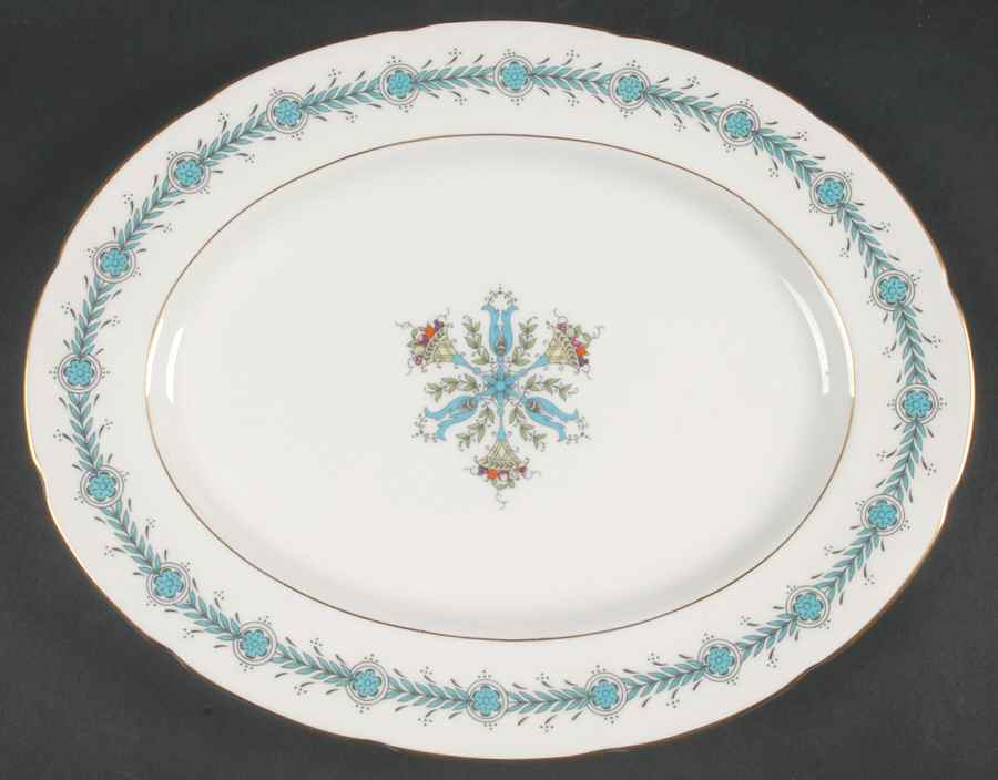 Geneva (Athens Shape) 13" Oval Serving Platter by Coalport-1