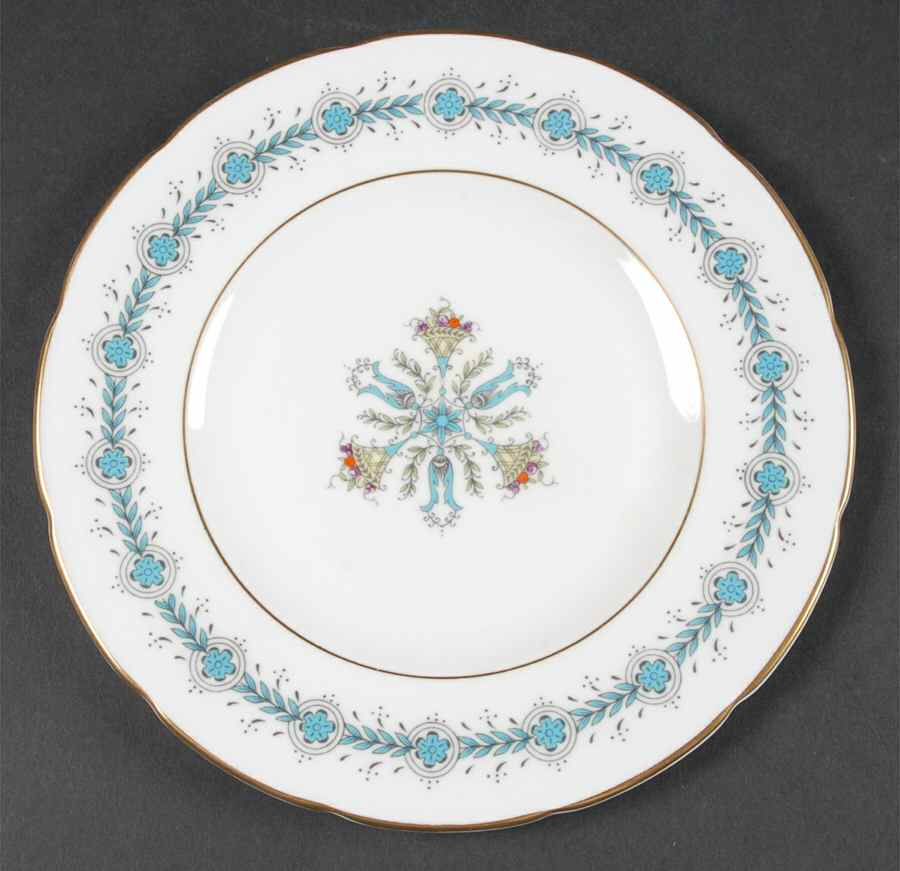 Geneva (Athens Shape) Salad Plate by Coalport-1