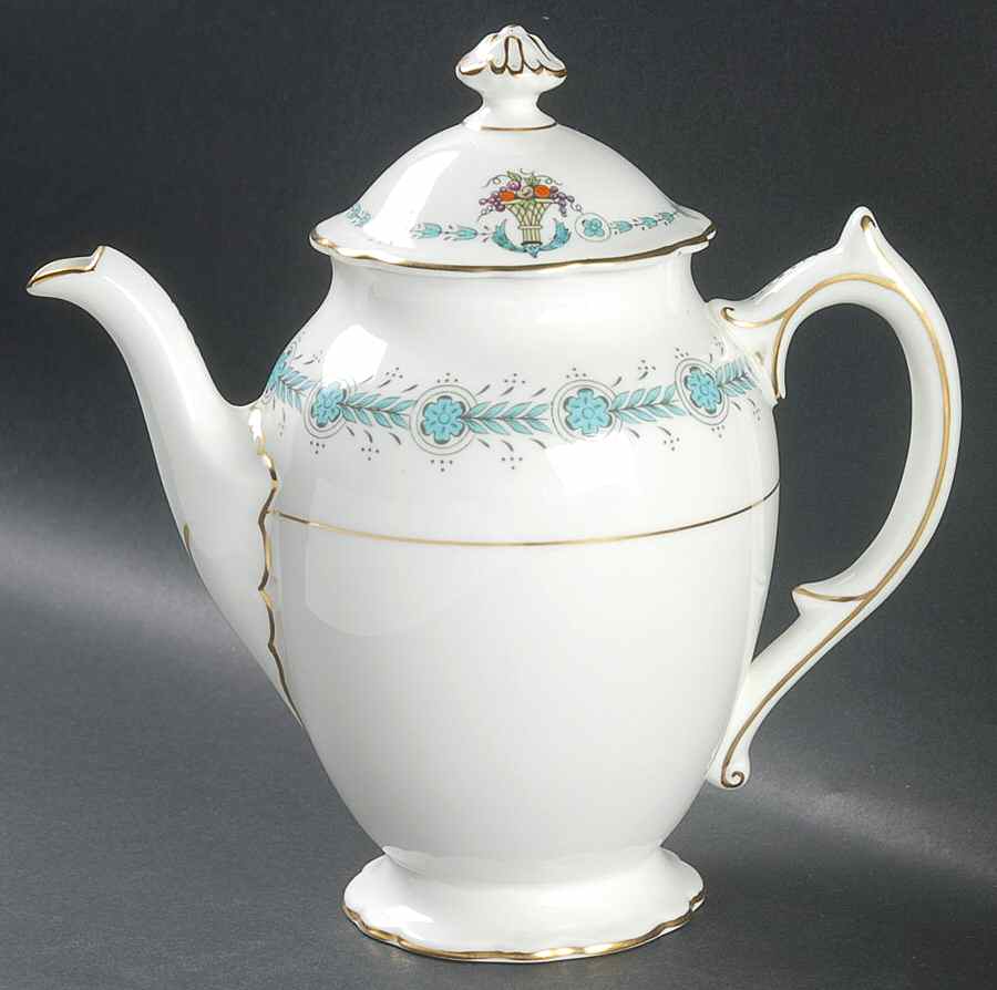 Geneva (Athens Shape) Mini Coffee Pot & Lid by Coalport-1