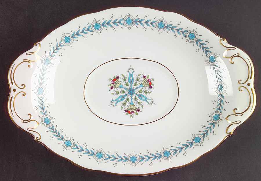 Geneva (Athens Shape) Underplate for Gravy Boat by Coalport-1