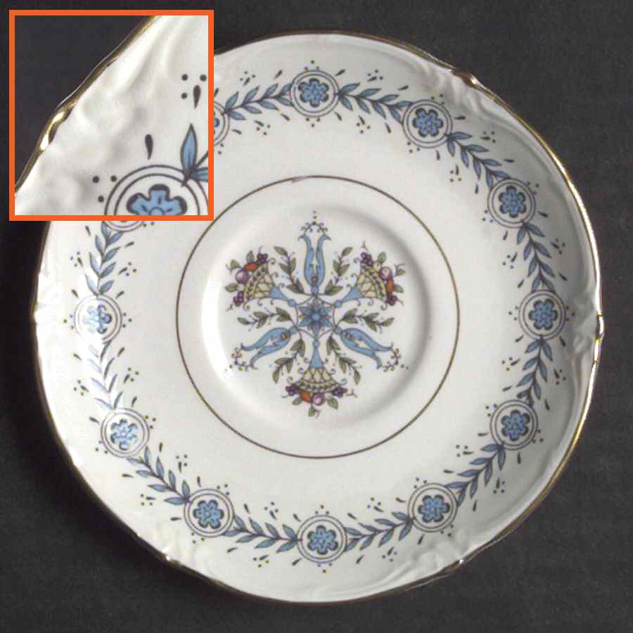 Geneva (Hampton Shape) Saucer by Coalport-1