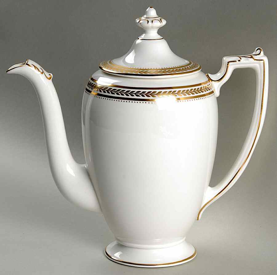 Golden Melody Coffee Pot & Lid by Coalport-1