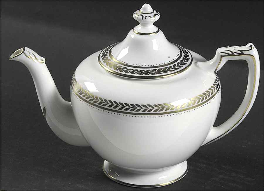 Gold Wheat Mini Teapot & Lid by Coalport-1