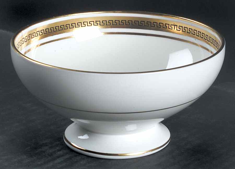 Greek Key Cranberry Bowl by Coalport-1