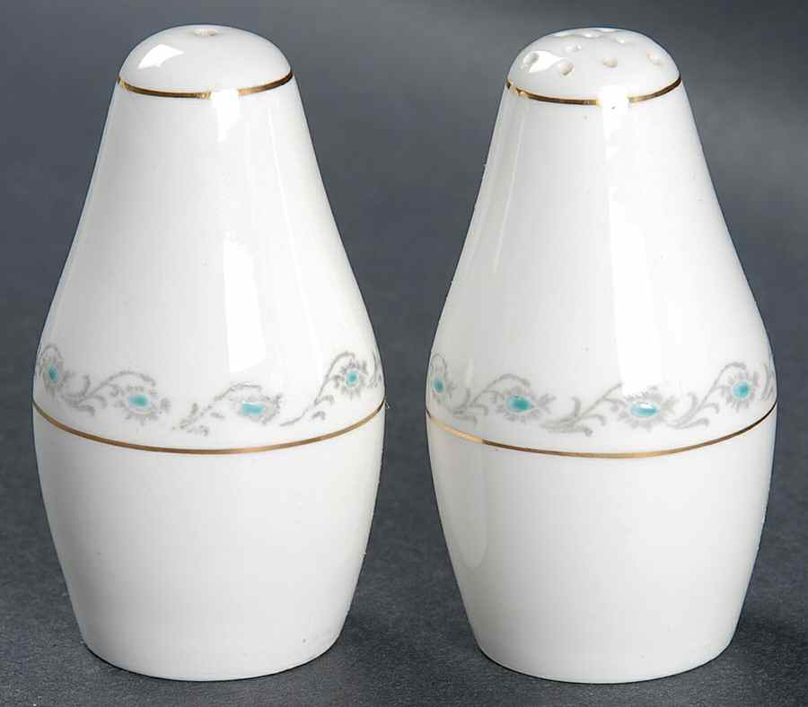 Harrington Turquoise Salt & Pepper Set by Coalport-1