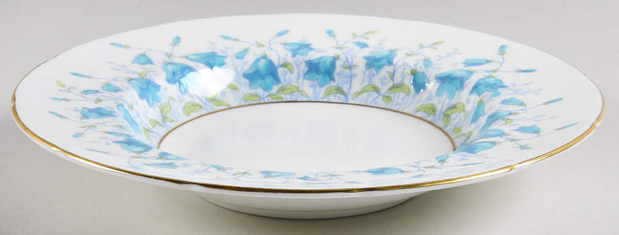 Harebell Turquoise Large Rim Soup Bowl by Coalport-1