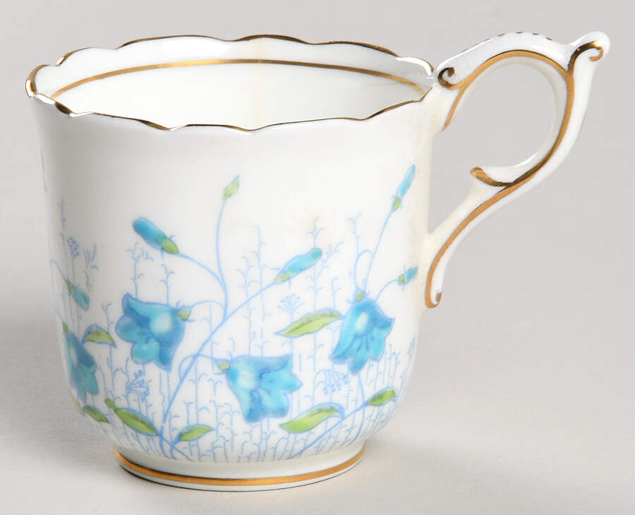 Harebell Turquoise Footed Demitasse Cup by Coalport-1