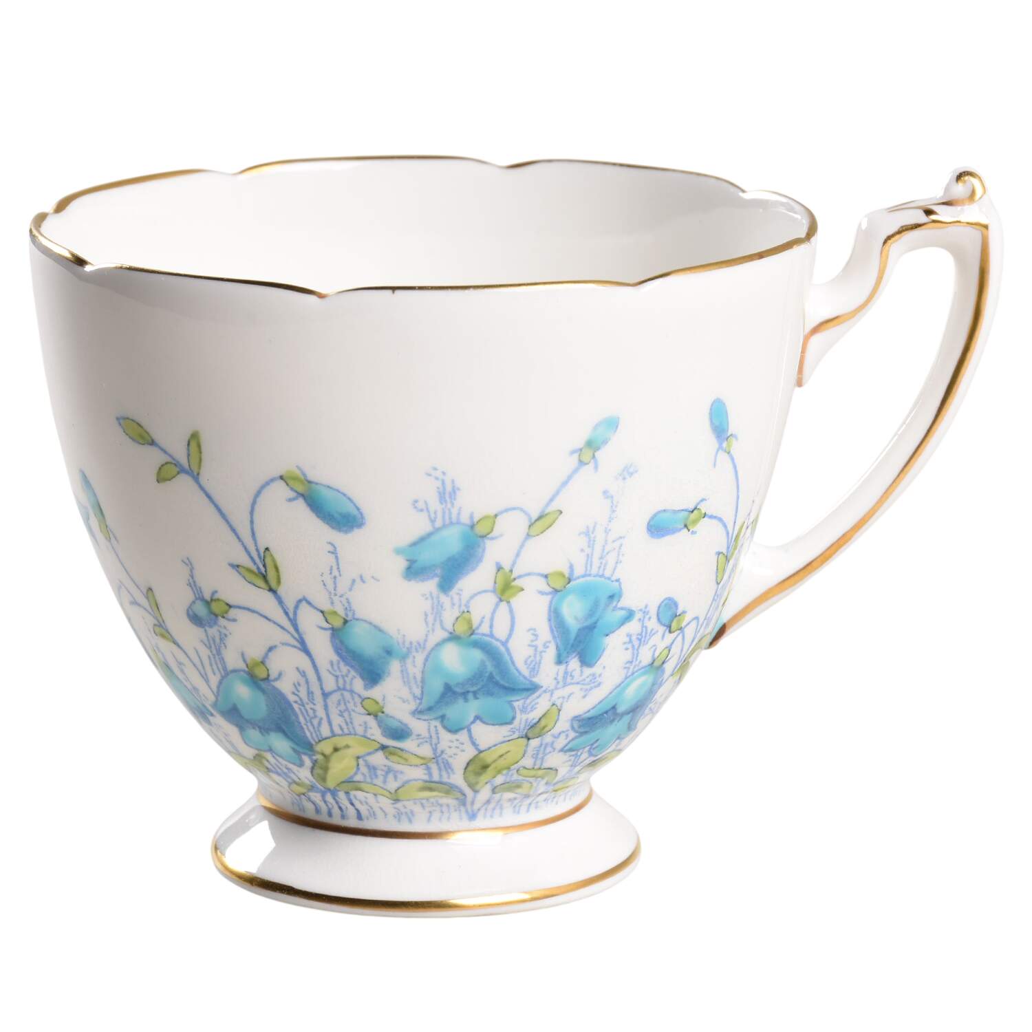 Harebell Turquoise Footed Cup by Coalport-1