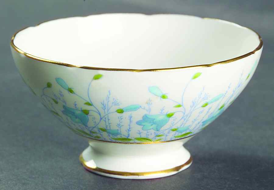 Harebell Turquoise Mini Open Sugar Bowl by Coalport-1