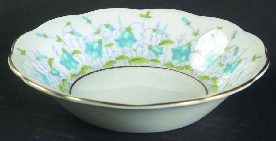 Harebell Turquoise Fruit/Dessert (Sauce) Bowl by Coalport-1