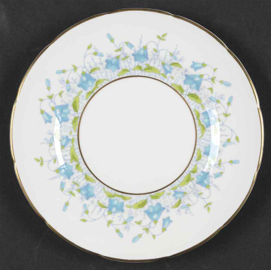 Harebell Turquoise Bread & Butter Plate by Coalport-1