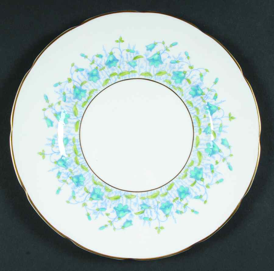 Harebell Turquoise Salad Plate by Coalport-1