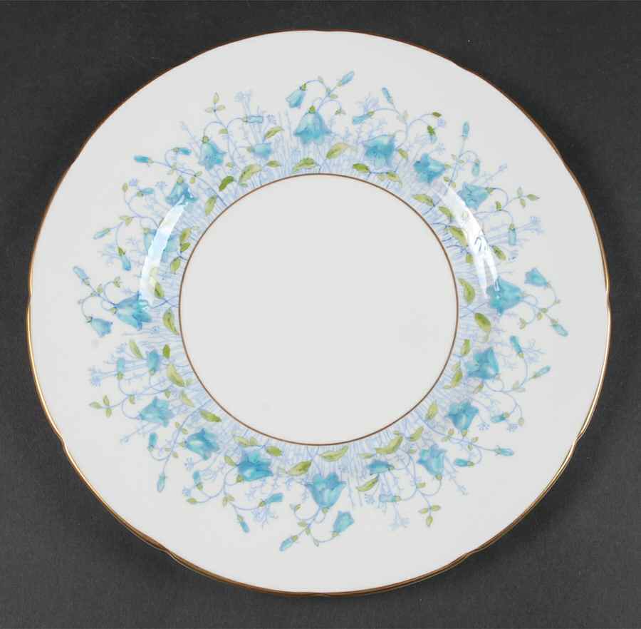 Harebell Turquoise Luncheon Plate by Coalport-1