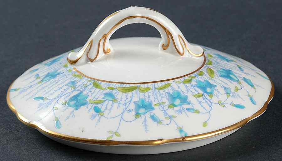 Harebell Turquoise Lid for Sauce Boat by Coalport-1