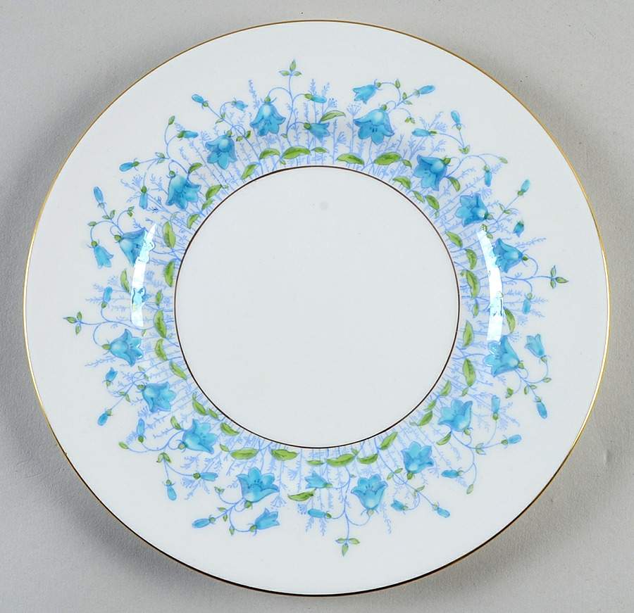 Harebell Turquoise Salad Plate by Coalport-1