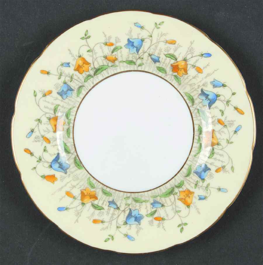 Harebell Pale Yellow Bread & Butter Plate by Coalport-1