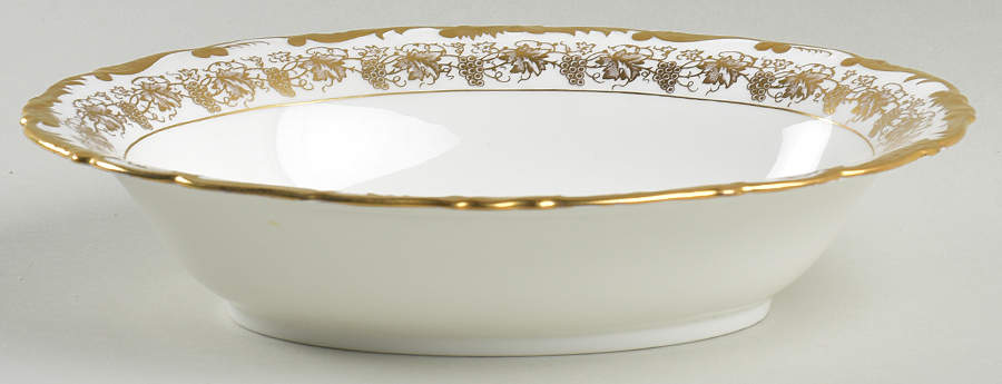 Hazelton White 9" Oval Vegetable Bowl by Coalport-1