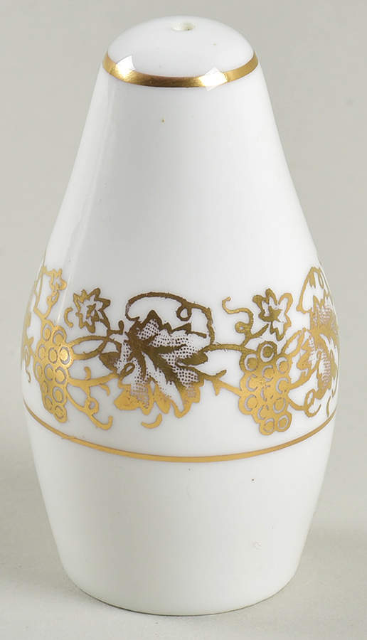 Hazelton White Salt Shaker by Coalport-1