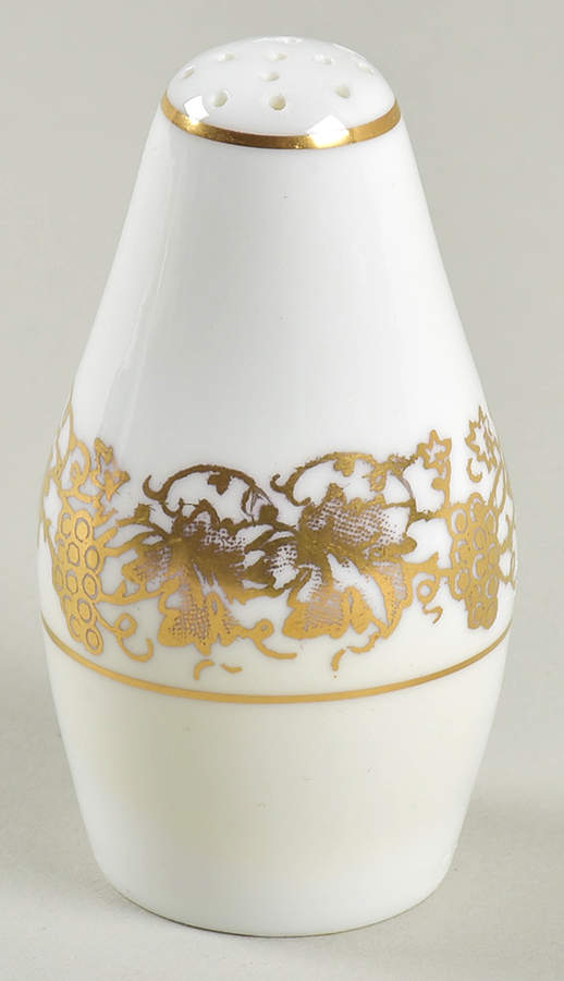 Hazelton White Pepper Shaker by Coalport-1