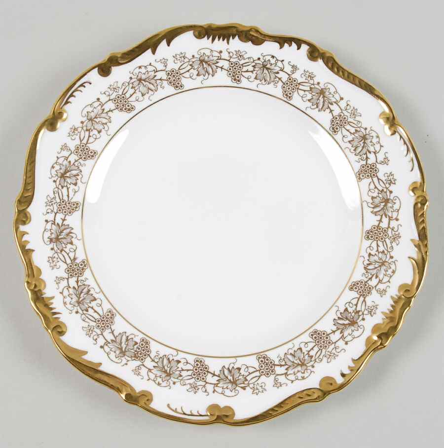 Hazelton White Salad Plate by Coalport-1