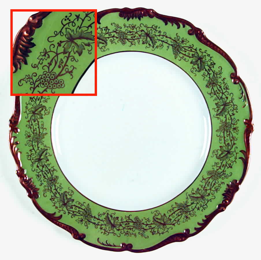 Hazelton Green Dinner Plate by Coalport-1