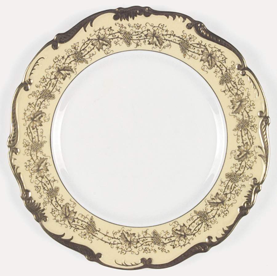 Hazelton Yellow Dinner Plate by Coalport-1