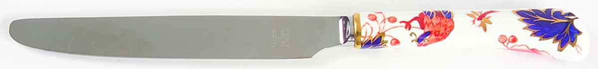 Hong Kong (Old Backstamp, Rust Flowers) Small Dinner Knife by Coalport-1