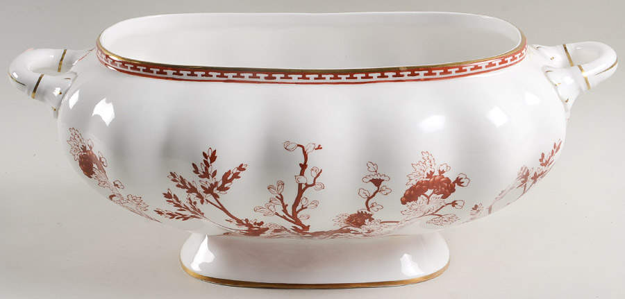 Indian Tree Coral (Scalloped) Tureen No Lid by Coalport-1