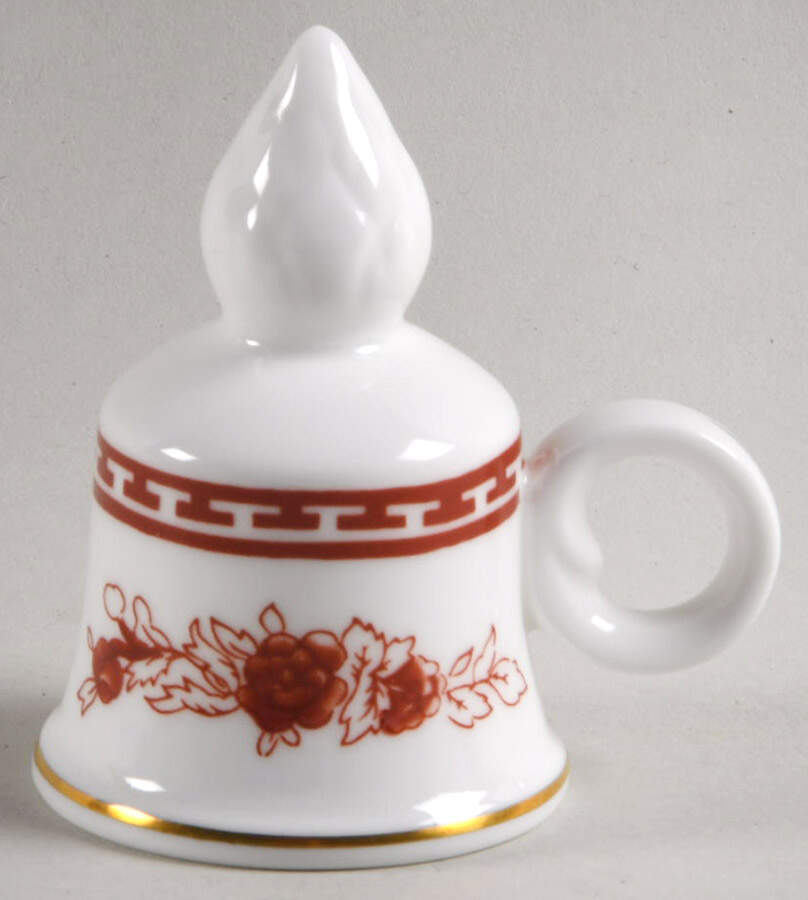 Indian Tree Coral (Scalloped) Candle Snuffer by Coalport-1