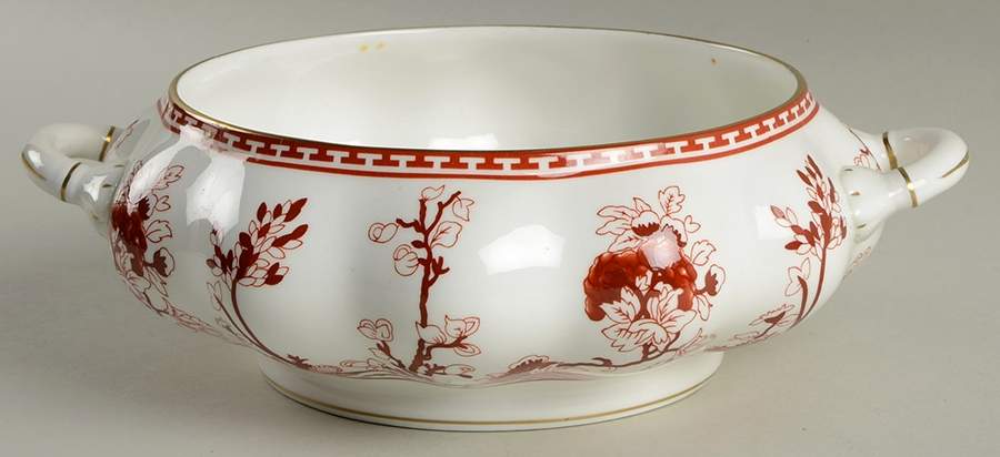 Indian Tree Coral (Scalloped) Round Vegetable No Lid by Coalport-1