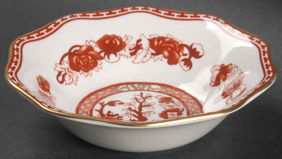 Indian Tree Coral (Scalloped) Coupe Cereal Bowl by Coalport-1
