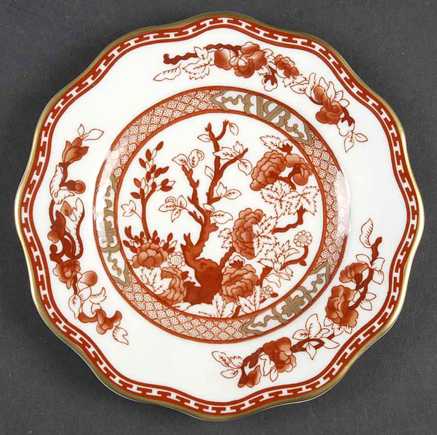 Indian Tree Coral (Scalloped) Bread & Butter Plate by Coalport-1