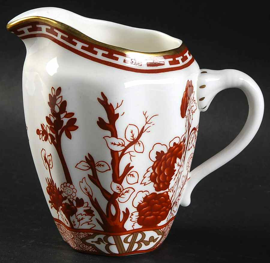 Indian Tree Coral (Scalloped) Creamer by Coalport-1