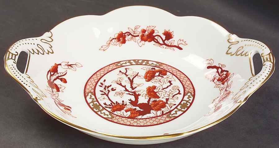 Indian Tree Coral (Scalloped) Windsor Sweet Dish 9"Windsor Sweet Dish 9" by Coalport-1