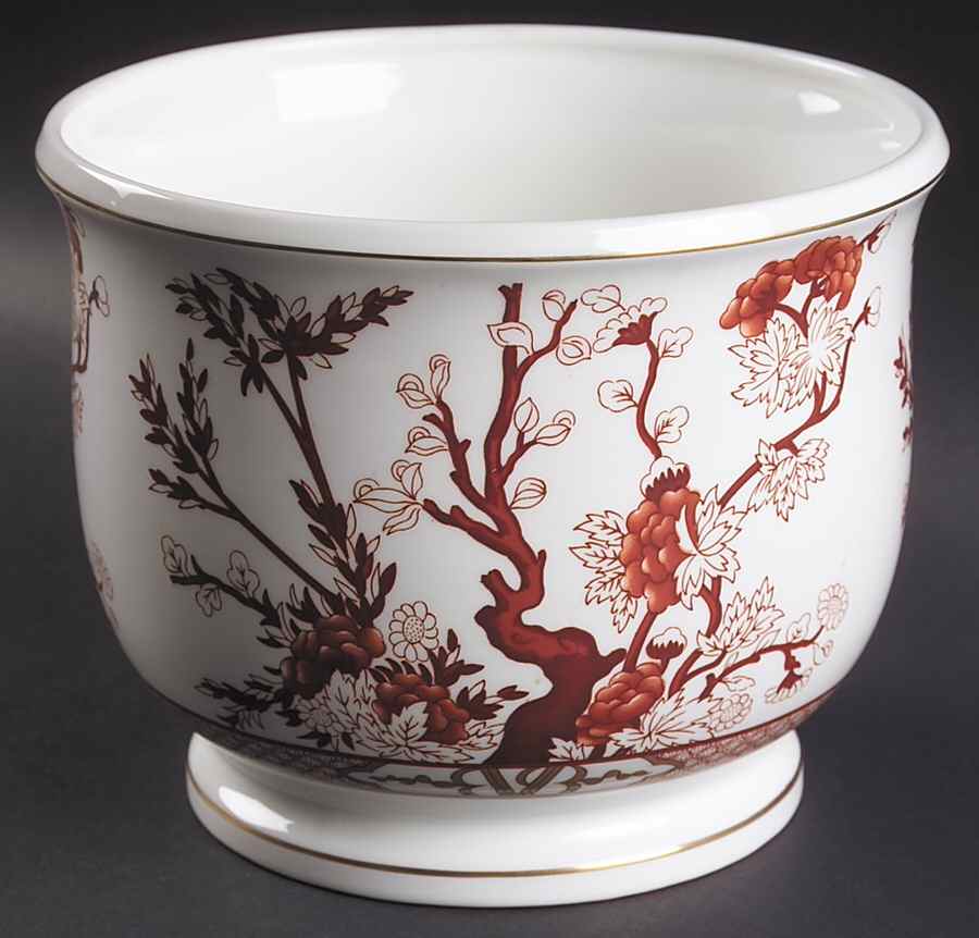 Indian Tree Coral (Scalloped) Large Cachepot by Coalport-1