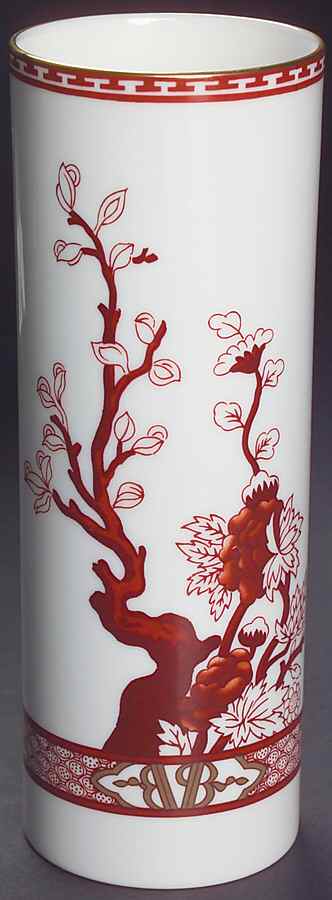 Indian Tree Coral (Scalloped) 7" Vase by Coalport-1