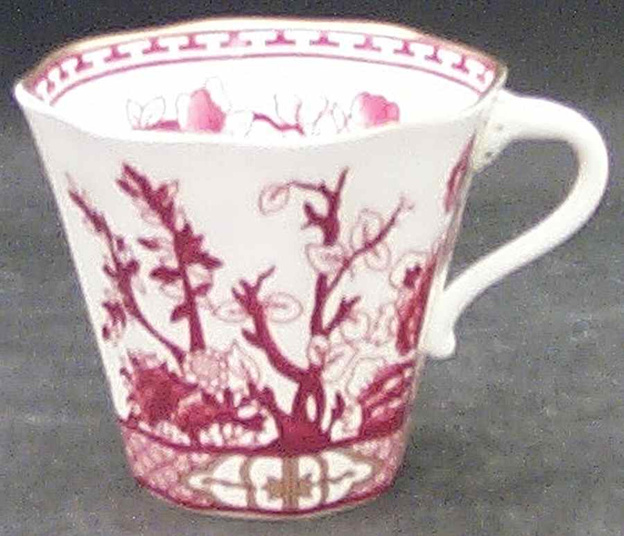 Indian Tree Coral (Scalloped) Flat Cup by Coalport-1