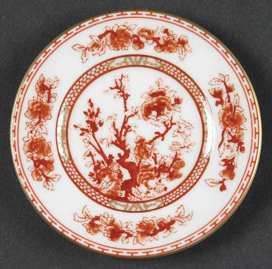 Indian Tree Coral (Semi Scalloped) Miniature Plate by Coalport-1