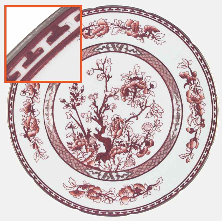 Indian Tree Coral (Semi Scalloped) Dinner Plate by Coalport-1