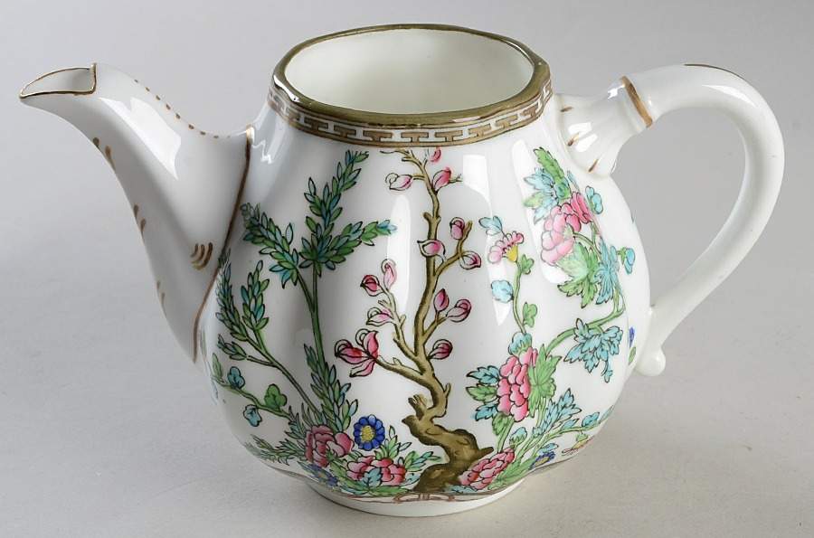 Indian Tree Multicolor (Scalloped, Older) Teapot No Lid by Coalport-1