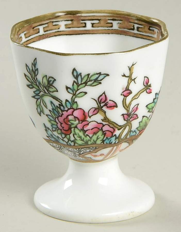 Indian Tree Multicolor (Scalloped, Older) Single Egg Cup by Coalport-1